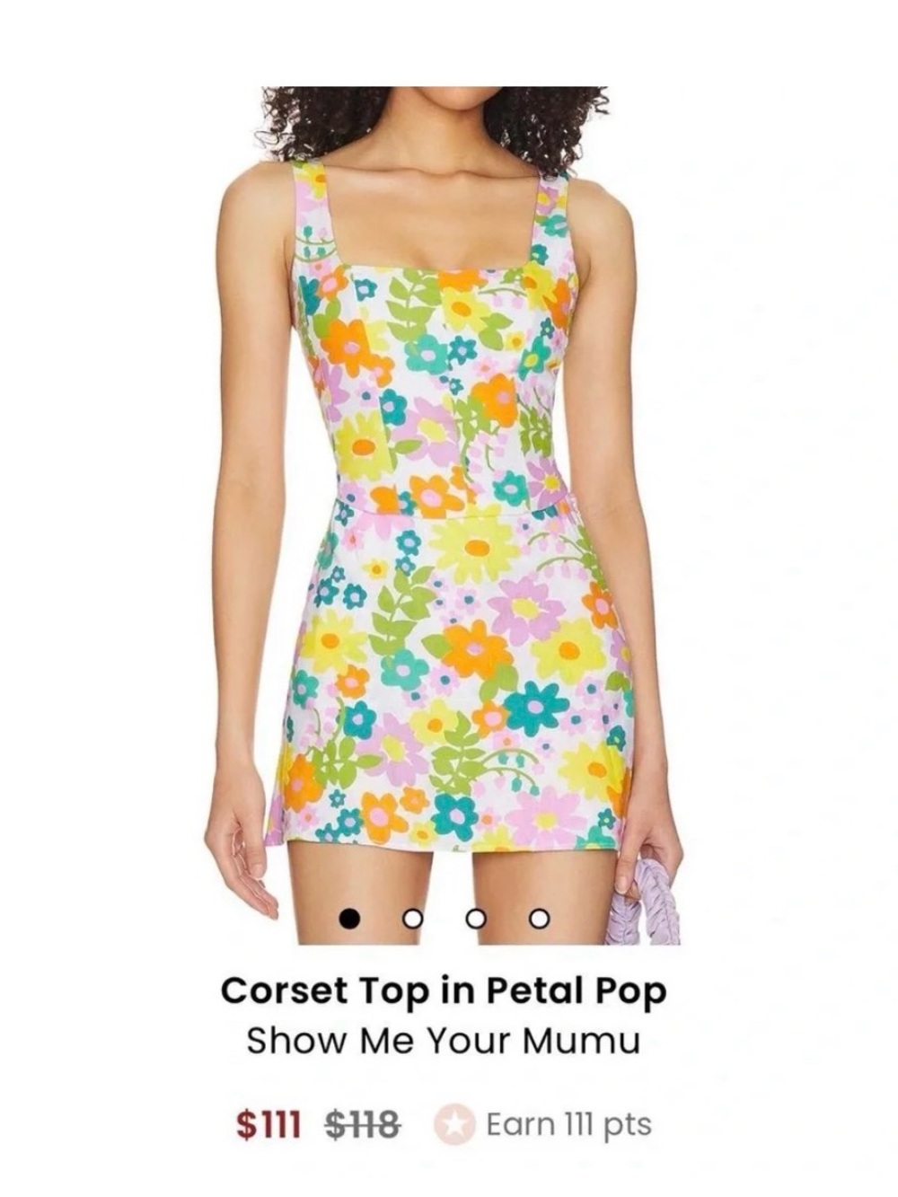 Show Me Your Mumu “Petal Pop” Floral Corset  - Yellow, Pink, Green, Blue